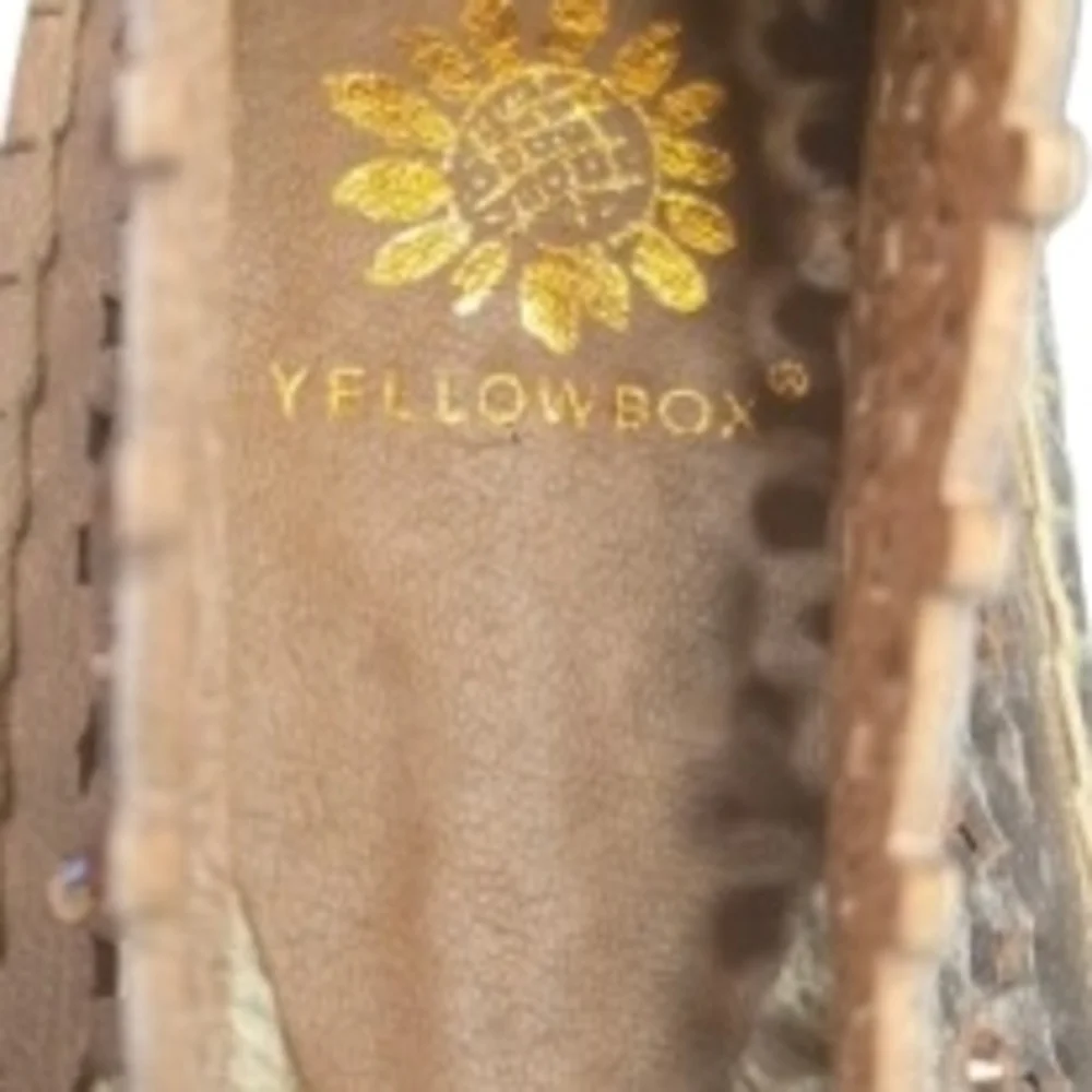 Yellow Box Metallic Espadrilles‎